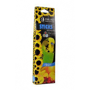 FINE PET Rúd Hullámos Papagáj Gyümölcs 2db/110g FINE PET Rúd Hullámos Papagáj Gyümölcs 2db/110g