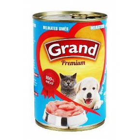 GRAND Dog konz. Premium Puppy finomság keverék 405g GRAND Dog konz. Premium Puppy finomság keverék 405g