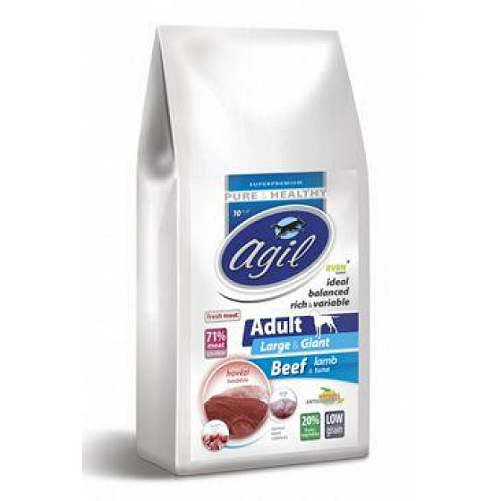 Agil Adult Large&Giant Low Grain Marha&Bárány&Tonhal 10kg