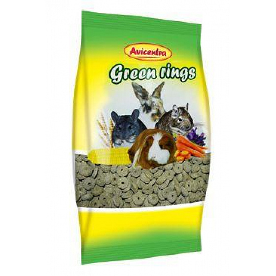 Avicentra lucernás karikák rágcsálóknak 250g