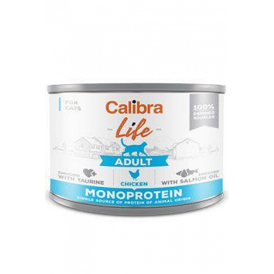 Calibra Cat Life Cons.Felnőtt csirke 200g