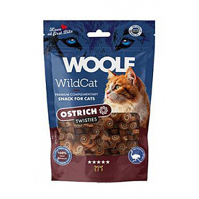 WOOLF WildCat Twisties Snack Ostrich 50g WOOLF WildCat Twisties Snack Ostrich 50g
