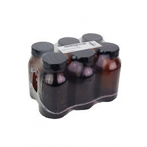 Gyógyszeres palack 300ml barna csavaros kupak 50mm 6db 6db Gyógyszeres palack 300ml barna csavaros kupak 50mm 6db 6db