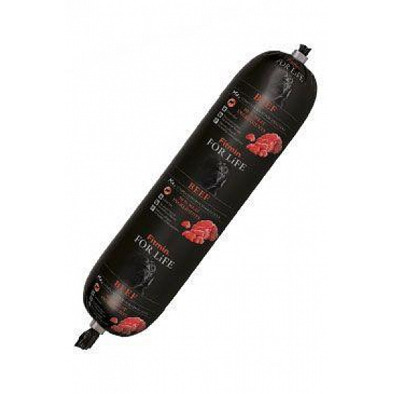 Fitmin FL kutyaeledel csomag. Marhahús szalámi zöldségekkel 900g