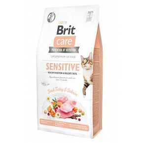 Brit Care Cat GF Sensit. Gyógyulj.Digest&Delic.Íz 7kg
