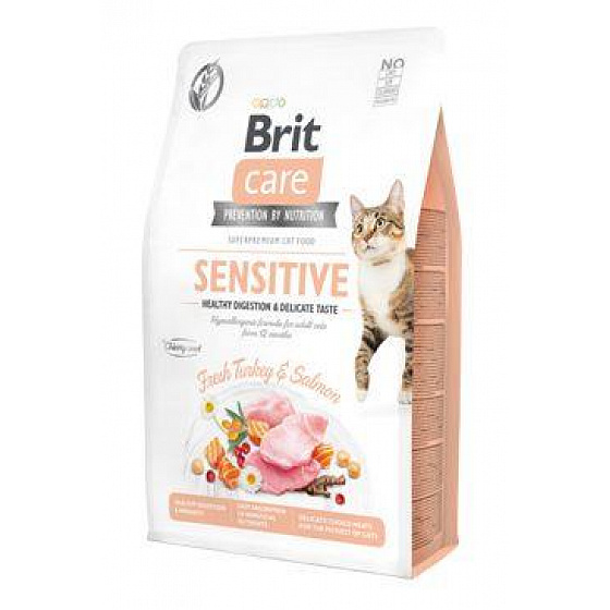 Brit Care Cat GF Sensit. Gyógyulj.Digest&Delic.Taste2kg