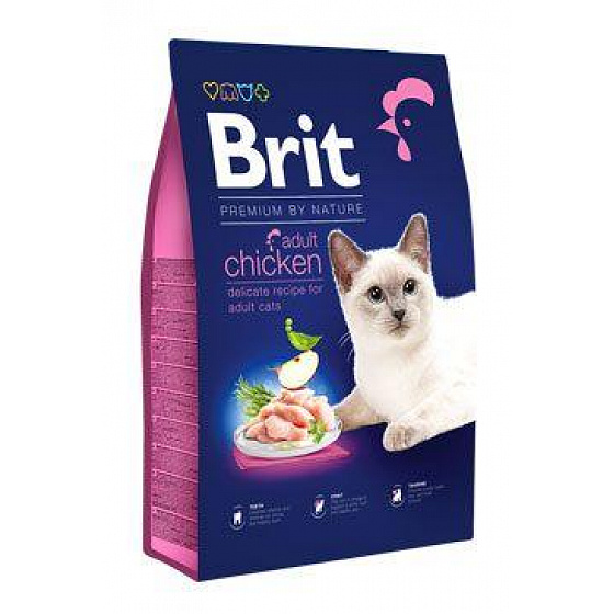 Brit Premium Cat by Nature Adult csirke 1,5kg