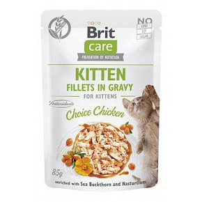 Brit Care Macskafilé mártásban Kitten Choi.Csirke 85g Brit Care Macskafilé mártásban Kitten Choi.Csirke 85g
