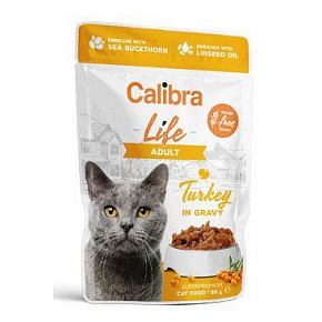 Calibra Cat Life kapszula Adult pulyka mártásban 85g Calibra Cat Life kapszula Adult pulyka mártásban 85g