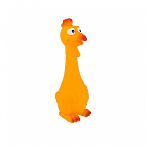 21 cm-es ülő csibe, hanggal, latex, HipHop Dog 21 cm-es ülő csibe, hanggal, latex, HipHop Dog