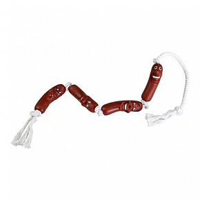 Vinil kolbászok pamut kötélen 78 cm HipHop Dog Vinil kolbászok pamut kötélen 78 cm HipHop Dog