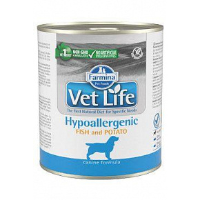 Vet Life Natural Dog Cons. Hypoaller Fish&Potato 300g Vet Life Natural Dog Cons. Hypoaller Fish&Potato 300g