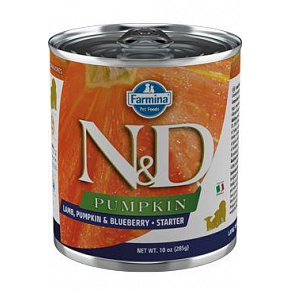 N&D DOG PUMPKIN Starter Bárány és áfonya 285g N&D DOG PUMPKIN Starter Bárány és áfonya 285g
