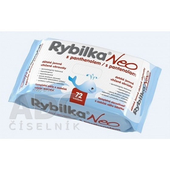 RYBILKA neo nedves törlőkendők 72db