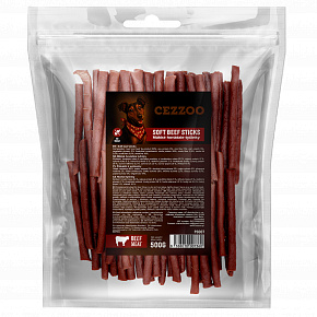 CEZZOO SNACK Puha marhahús rudak 500g