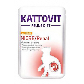 Kattovit Cat Niere/Renal csirke zseb 85g