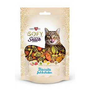 Aiko Cat SOFY Snack Bisciut Fish&Chicken finomság 50g