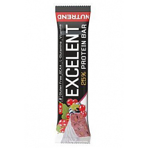 Nutrend Excelent Protein Bar fekete ribizli és vörösáfonya 85g