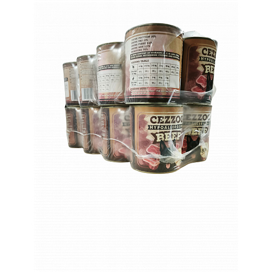 CEZZOO Hypoallergenic Marhahús 800g Mennyiség: 14 + 2 ingyen