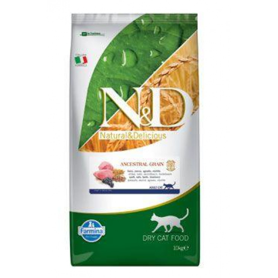 N&D LG CAT Adult Bárány és áfonya 10kg