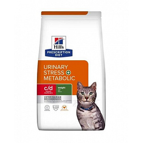 HILLS Diet Feline c/d Urinary Stress + Metabolic  3 kg