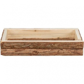 Etetőtál rágcsálóknak, 450 ml/ 27 x 5 x 13 cm, fenyőfa