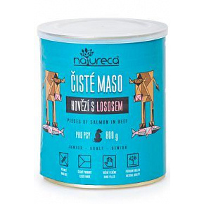 NATURECA Cons. marhahús lazaccal kutyáknak 800g NATURECA Cons. marhahús lazaccal kutyáknak 800g