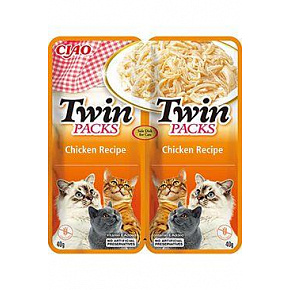 Inaba Twin Packs Macska Tasak Csirke 80 g Inaba Twin Packs Macska Tasak Csirke 80 g