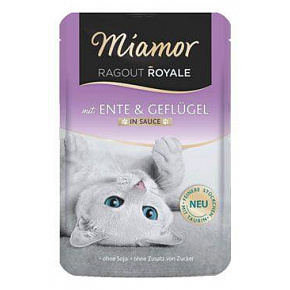 Miamor Cat Ragout zsebkacsa+baromfi zsebes lében 100g Miamor Cat Ragout zsebkacsa+baromfi zsebes lében 100g
