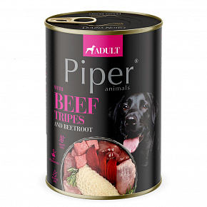 NEW PIPER marhahússal és céklával, kutyakonzerv 400 g
