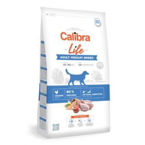 Calibra Dog Life Adult Közepes fajtájú csirke 12kg