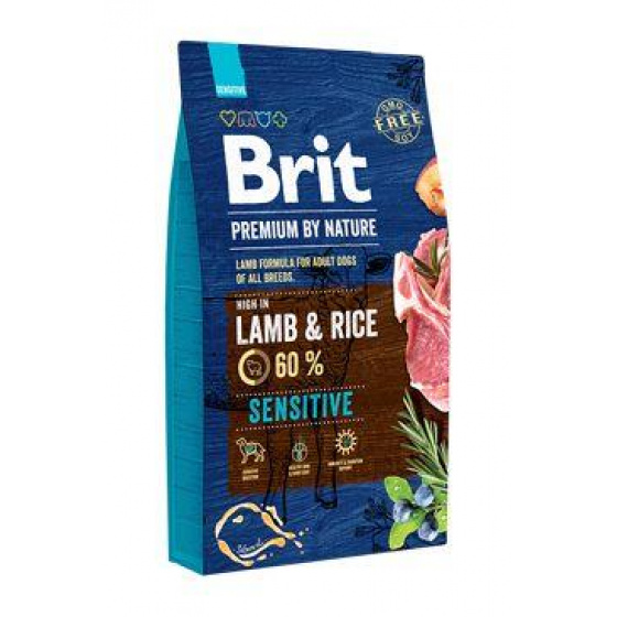 Brit Premium Dog by Nature Sensitive Bárány 8kg