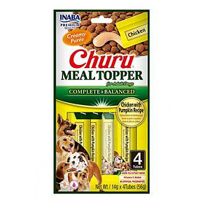 Churu Dog Meal Topper csirke sütőtökös recept4x14g Churu Dog Meal Topper csirke sütőtökös recept4x14g