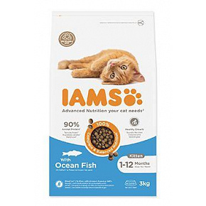 Iams Macska Kölyök Óceáni Hal 3kg
