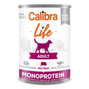 Calibra Dog Life Cons.Felnőtt vaddisznó cran. 400g