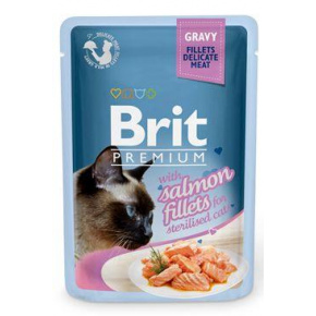 Brit Premium Cat D filé mártásban sterilizált macskák számára 85g