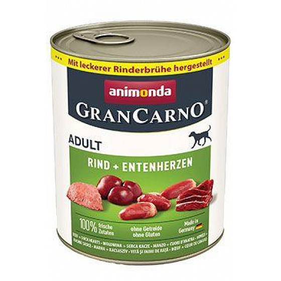 Animonda kutya GRANCARNO cons. Felnőtt szar.szív 800g