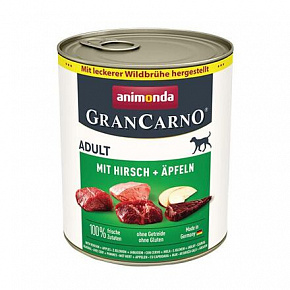 GRANCARNO Adult - szarvashússal és almával 800 g