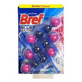 Bref Power Aktiv WC blokk levendula golyók 3x50g