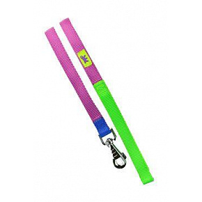 Póráz nejlon CLUB G 20mmx120cm lila-zöld FP 1db