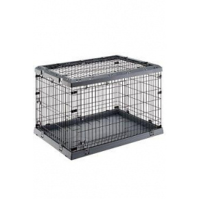 Összecsukható doboz Superior 105 kutyáknak szürke FP