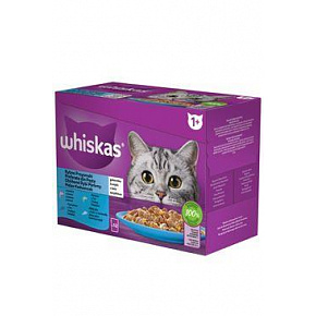 Whiskas tasak Core halválogatás aszpikban 12x85g