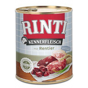 Rinti Dog Kennerfleisch rénszarvas konzerv 800g Rinti Dog Kennerfleisch rénszarvas konzerv 800g