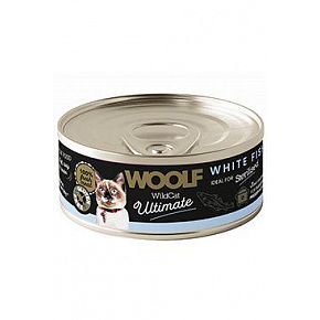 WOOLF WildCat Ultimate konz. Adult Pástét Fehér Hal 85g