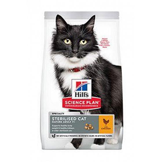 Hill Fel. SP Érett felnőtt 7+Steril. Macska csirke 10kg