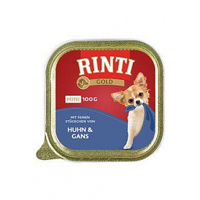 Rinti Dog Gold Mini kád csirke + liba 100g Rinti Dog Gold Mini kád csirke + liba 100g