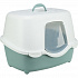 WC macskáknak DAVIO TOP, 56 x 39 x 39 cm, zöld/fehér