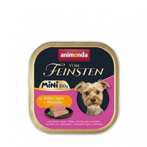 ANIMONDA pate Vom Feinsten MINI - csirke, liba, petrezselyem kutyáknak 100 g