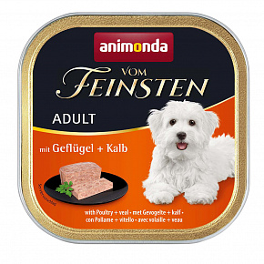 ANIMONDA pástétom ADULT - baromfi, borjúhús kutyáknak 150g