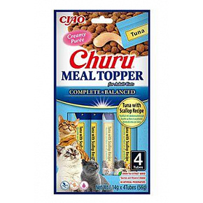 Churu Cat Meal Topper tonhal fésűkagylóval recept 4x14g